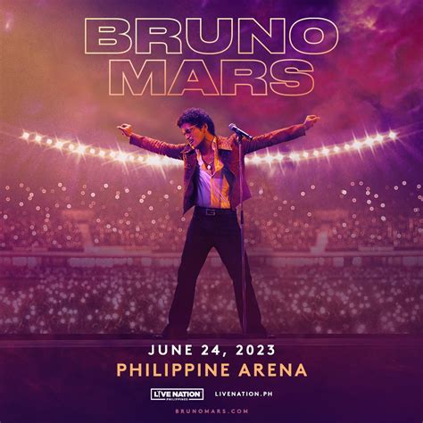 Bruno Mars to hold a concert in Philippine Arena in June.